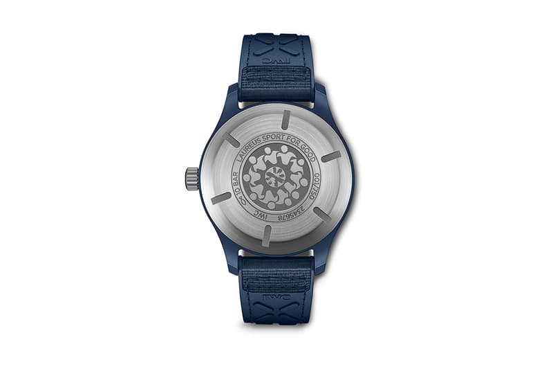 IWC Brings Laureus Sport for Good Blue to Ceramic Case of Charity Watch For The First Time