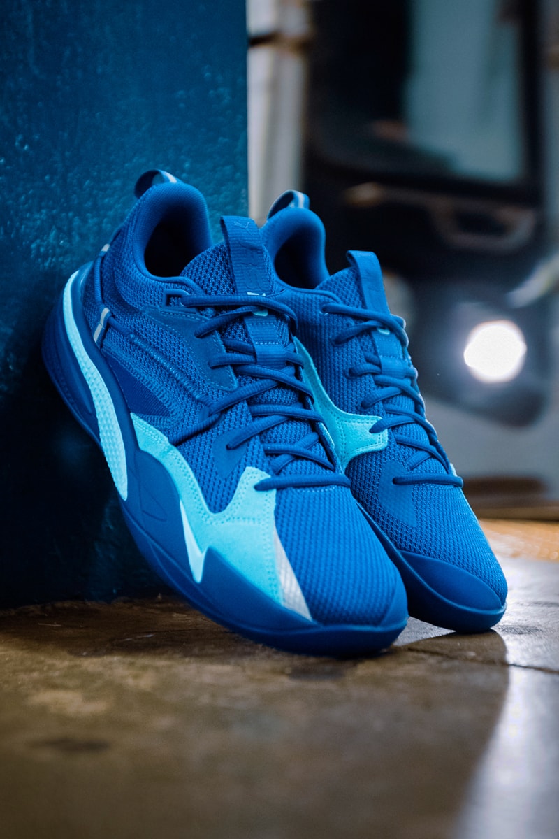 j cole puma rs dreamer basketball shoe e line blue new york city official release date info photos price store list buying guide