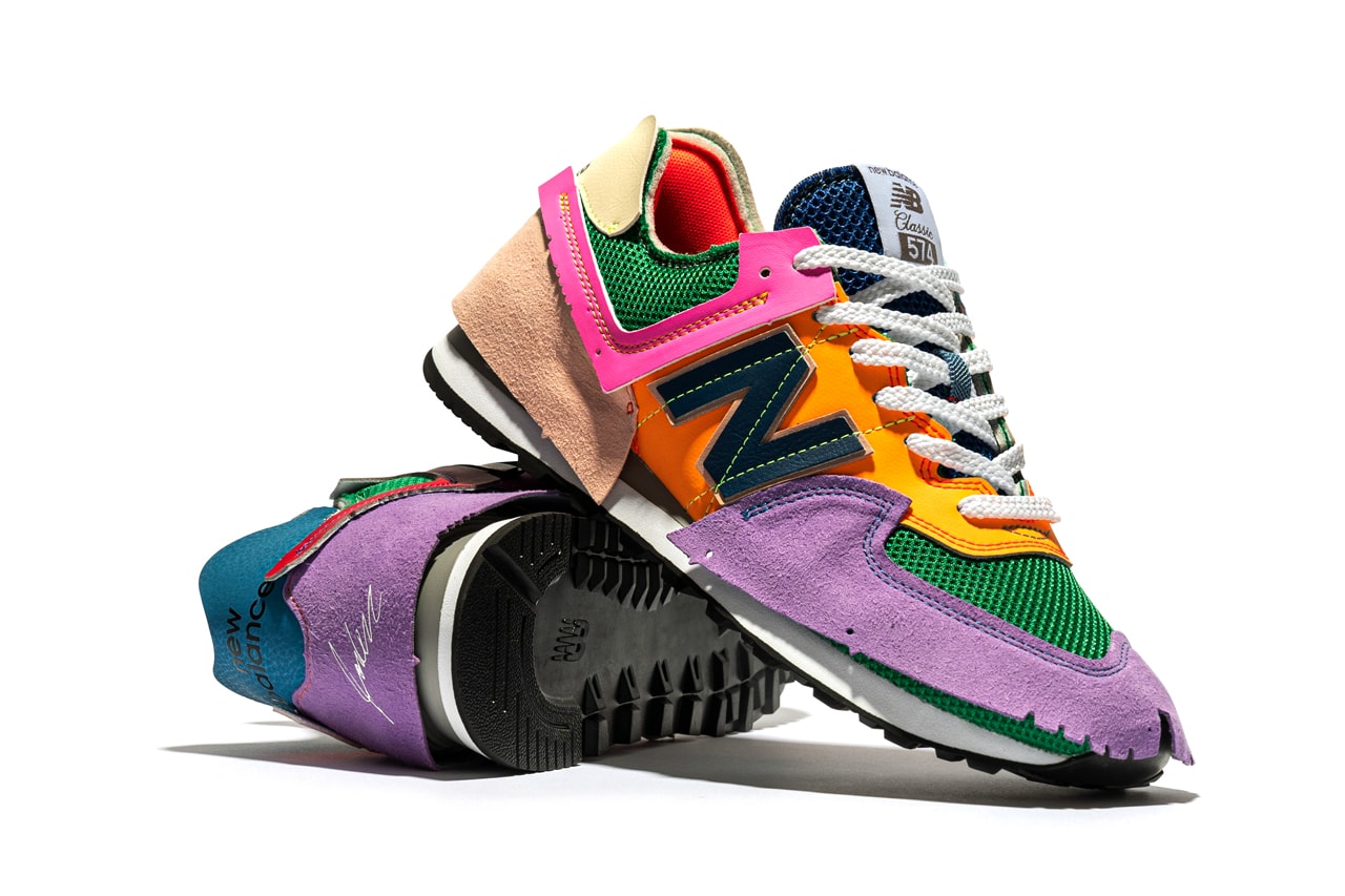 jaden smith new balance 574 sustainable multi color official release date info photos price store list buying guide