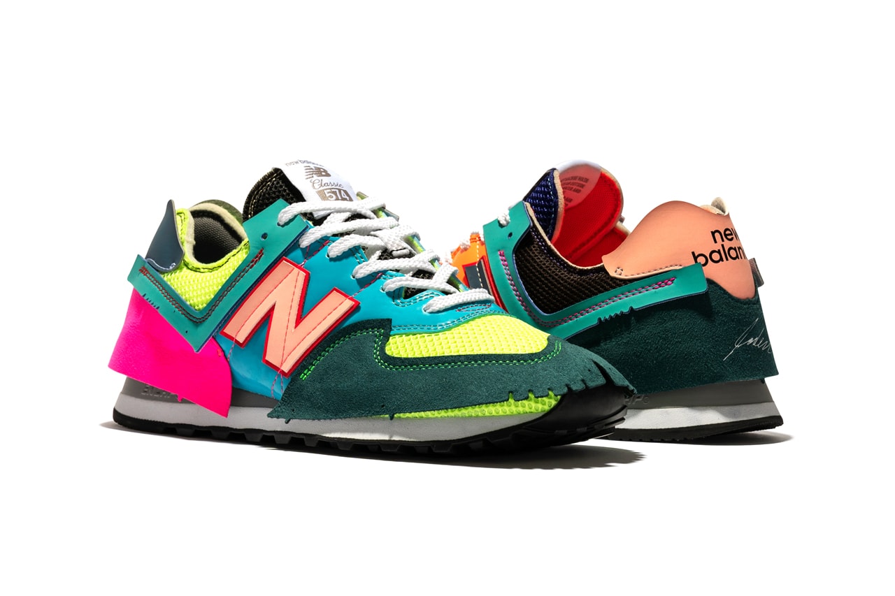 jaden smith new balance 574 sustainable multi color official release date info photos price store list buying guide