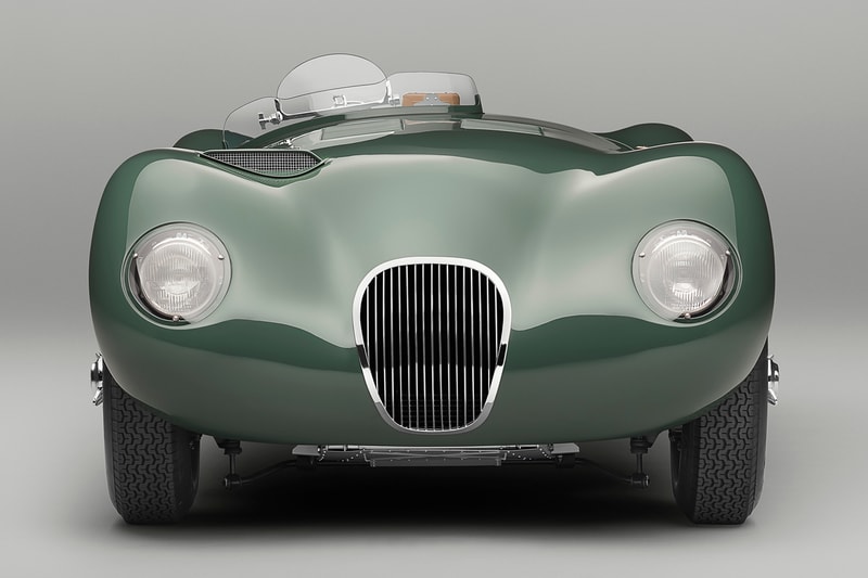 Jaguar Classic C-type Continuation Le Mans-Winning 70th Anniversary Concours of Elegance Unveiled Triple Weber 3D CAD Design Retro Build