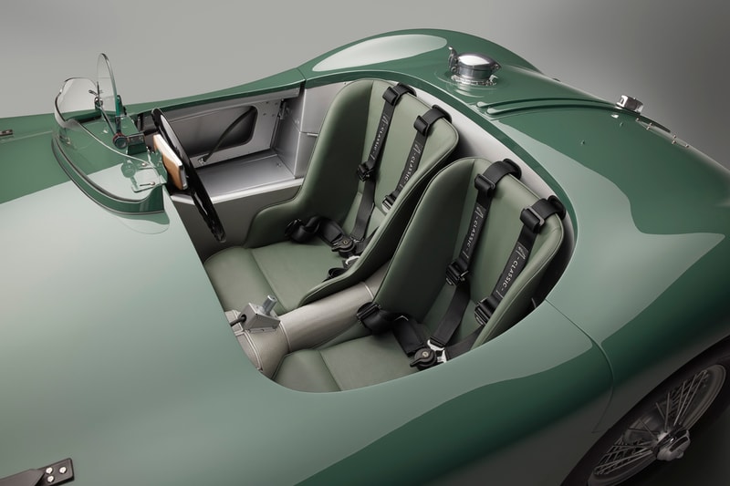 Jaguar Classic C-type Continuation Le Mans-Winning 70th Anniversary Concours of Elegance Unveiled Triple Weber 3D CAD Design Retro Build