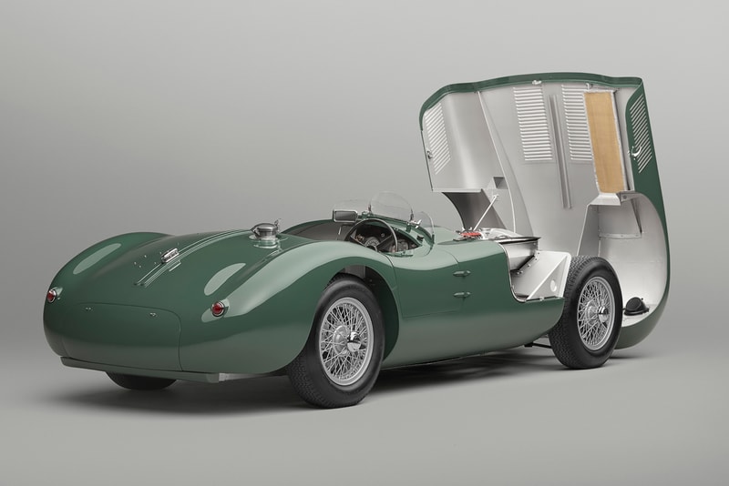 Jaguar Classic C-type Continuation Le Mans-Winning 70th Anniversary Concours of Elegance Unveiled Triple Weber 3D CAD Design Retro Build