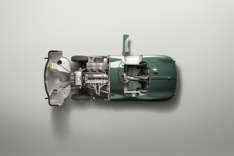 Jaguar Classic C-type Continuation Le Mans-Winning 70th Anniversary Concours of Elegance Unveiled Triple Weber 3D CAD Design Retro Build