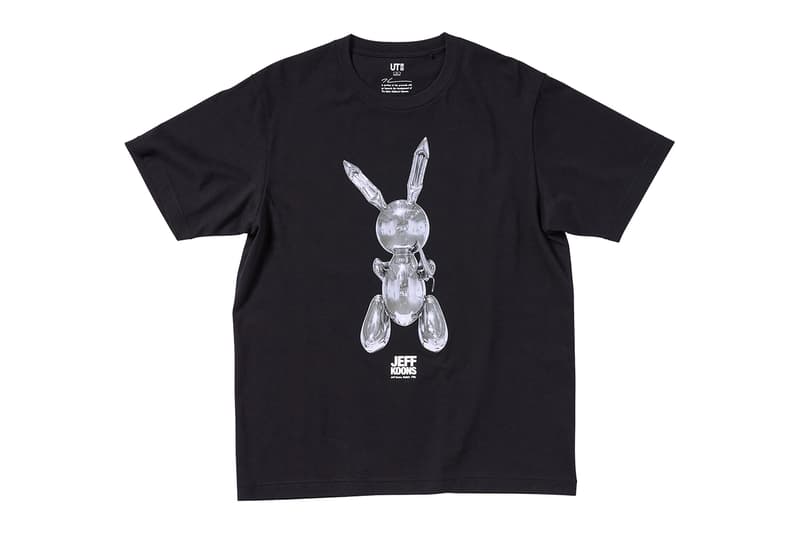 UNIQLO UT Taps Jeff Koons for Latest Collaborative Capsule stainless steel Rabbit Balloon Dog seated ballerina 