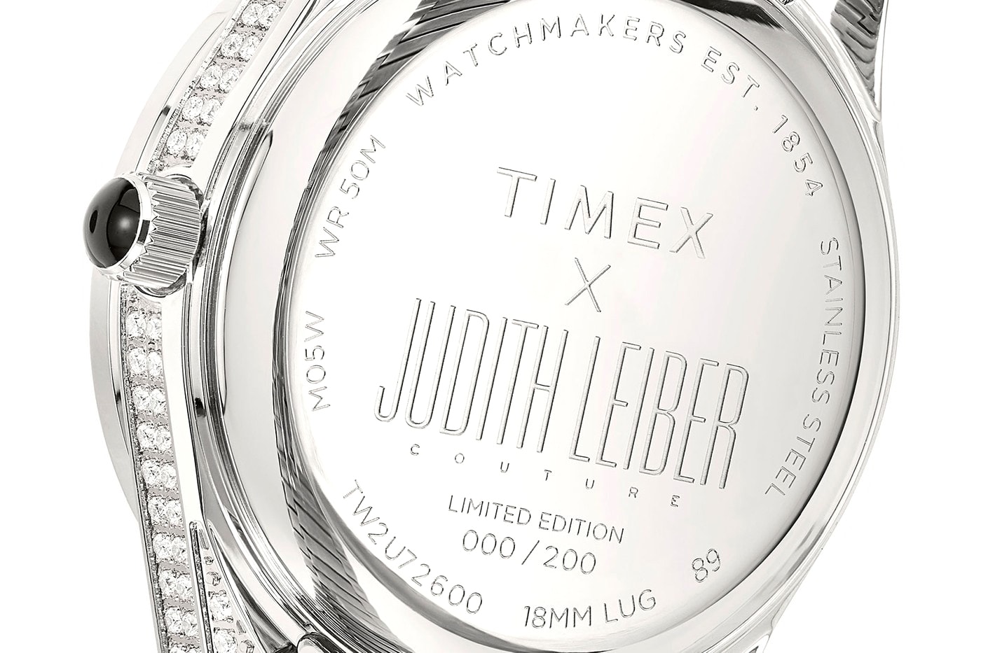 Judith Leiber x Timex Swarovski Crystal Collaboration Q Timex T80 Watch Rainbow Digital Watches Timepieces Bussdown 