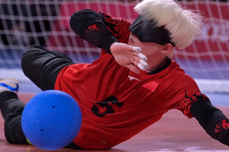 Chinese Athlete Jujutsu Kaisen Gojo Satoru Lookalike Info Hu Mingayao Goalball 2020 Paralympic Games Tokyo