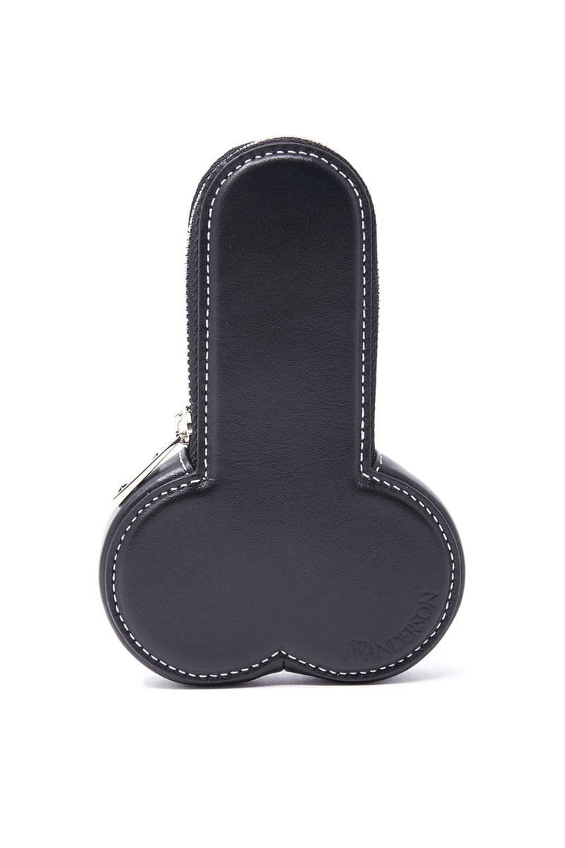 JW Anderson Penis Coin Pouch Bag Fall Winter 2021 BlackPink Machine-A FW21 Accessories Jonathan Anderson British Designer Leather 