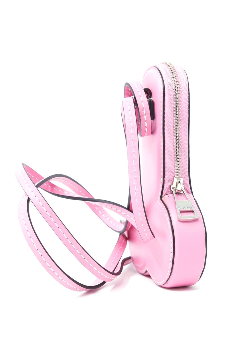 JW Anderson Penis Coin Pouch Bag Fall Winter 2021 BlackPink Machine-A FW21 Accessories Jonathan Anderson British Designer Leather 