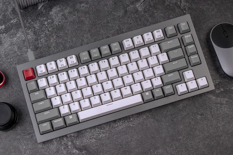 Keychron Introduces its Latest Q1 Mechanical Keyboard customization personalization ambitious top of the line setup 75% aluminum gatereon g phantom oem abs double-shot hot swappable type c to type c type a to c qmk via compatible rgb available now buy