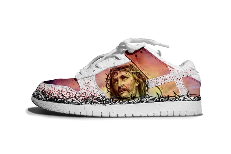 passion of christ kito sneaker crown of thorns resurrection rosary bible cross jesus