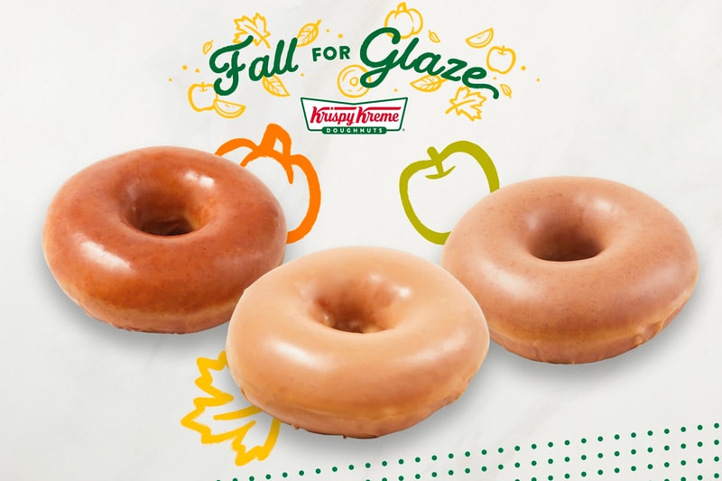 Krispy Kreme Fall-Inspired Glaze Pumpkin Spice Apple Cider Maple release info