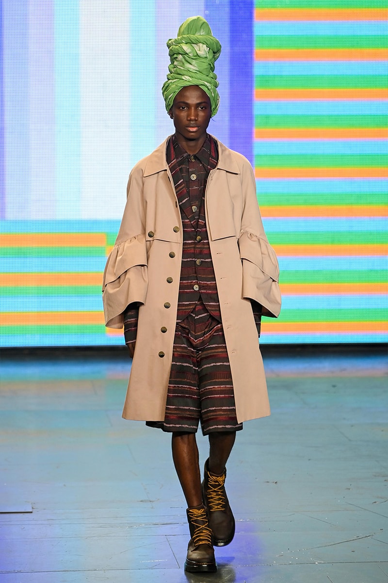 Labrum SS22 "The Sound of Movement" Presentation London Fashion Week African west culture 