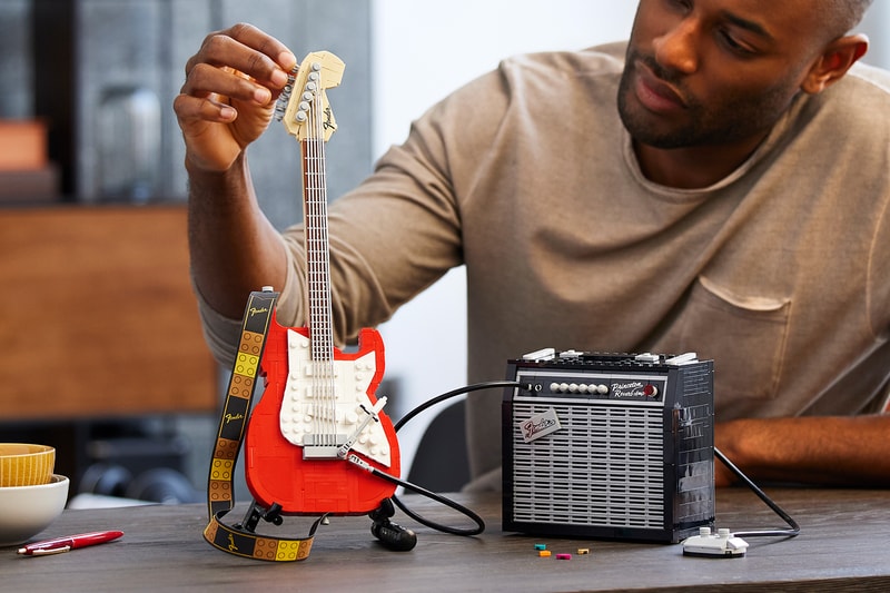 LEGO Introduces Fender Stratocaster Electric Guitar Set LEGO Ideas Music to Our Ears competition