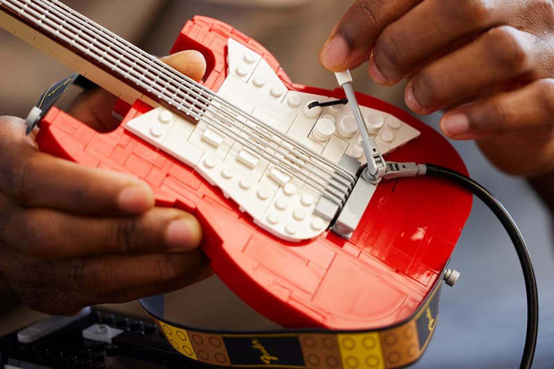 LEGO Introduces Fender Stratocaster Electric Guitar Set LEGO Ideas Music to Our Ears competition