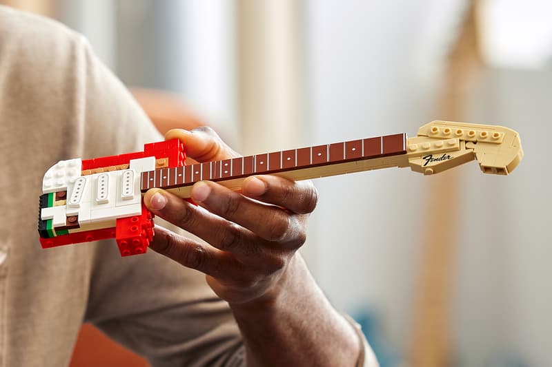 LEGO Introduces Fender Stratocaster Electric Guitar Set LEGO Ideas Music to Our Ears competition