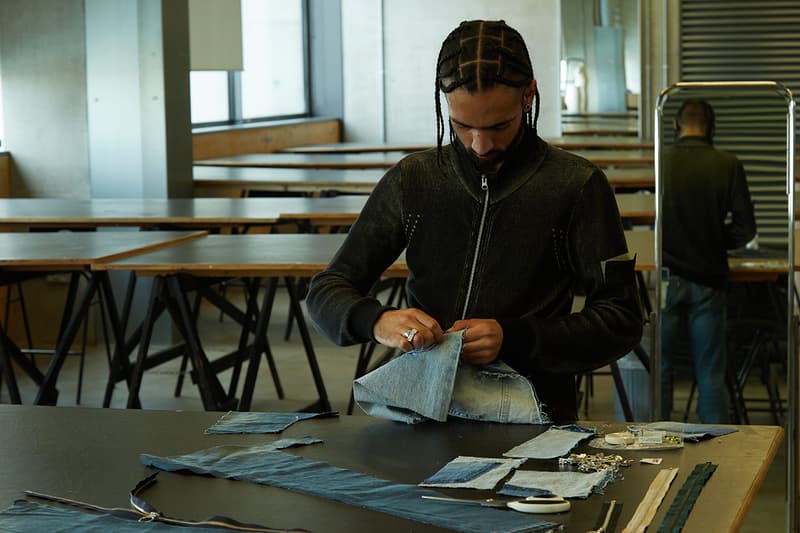 levis central saint martins denim jeans jacket Charlie Constantinou juntae kim Pip Paz-Howlett details