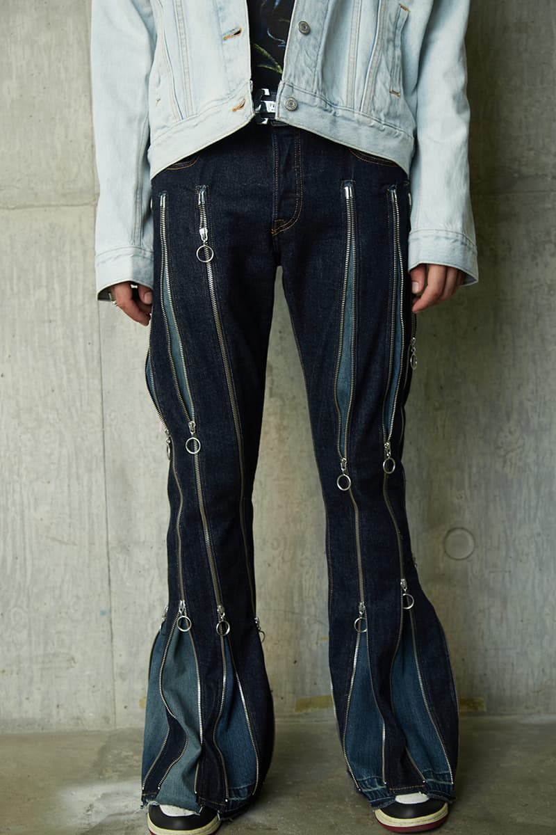 levis central saint martins denim jeans jacket Charlie Constantinou juntae kim Pip Paz-Howlett details