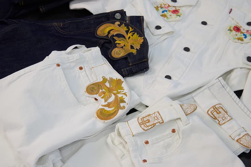 levis central saint martins denim jeans jacket Charlie Constantinou juntae kim Pip Paz-Howlett details