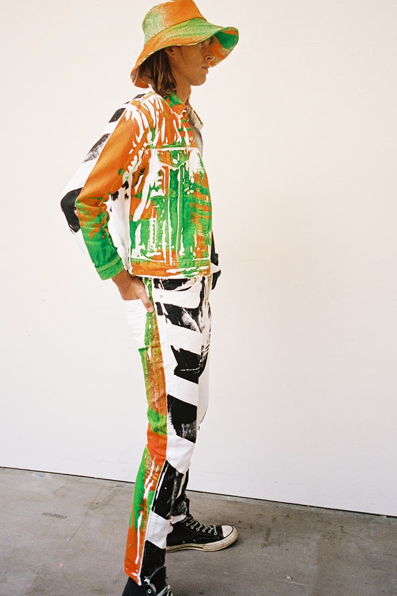 levis central saint martins denim jeans jacket Charlie Constantinou juntae kim Pip Paz-Howlett details