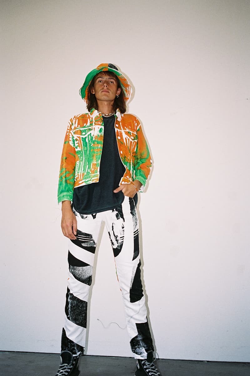 levis central saint martins denim jeans jacket Charlie Constantinou juntae kim Pip Paz-Howlett details