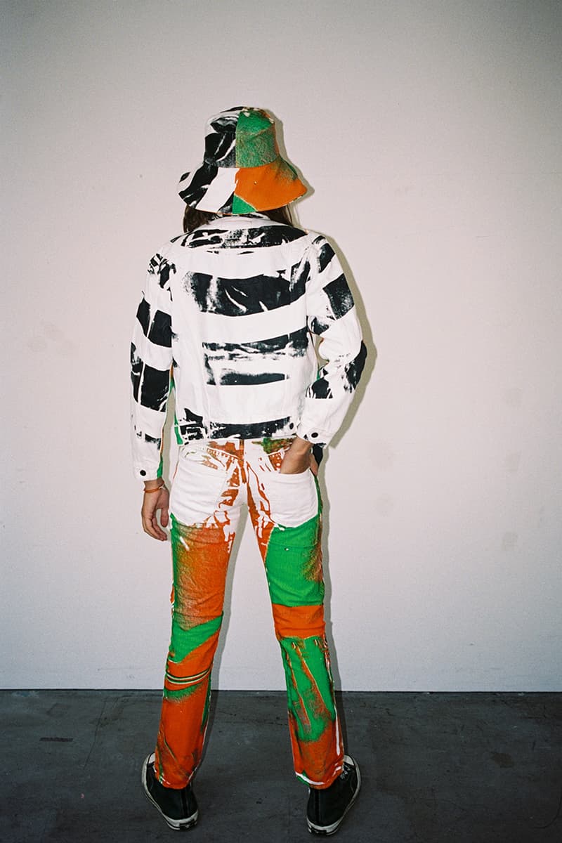 levis central saint martins denim jeans jacket Charlie Constantinou juntae kim Pip Paz-Howlett details