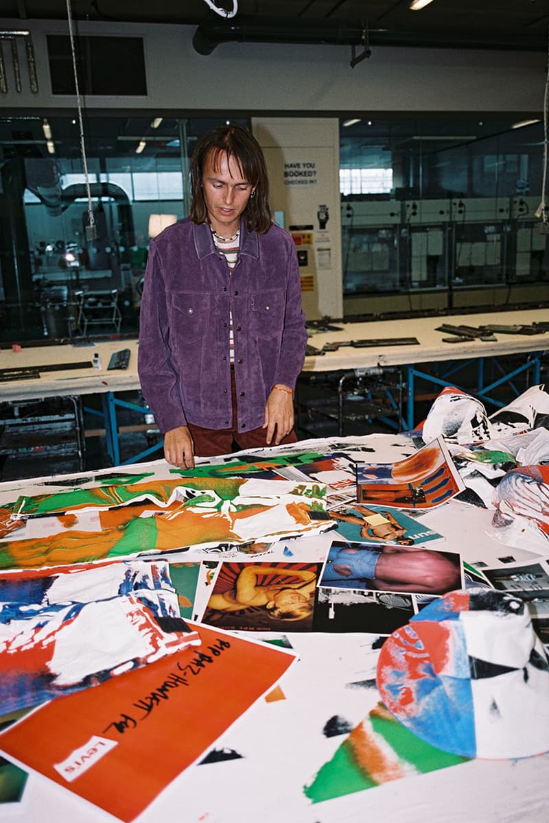 levis central saint martins denim jeans jacket Charlie Constantinou juntae kim Pip Paz-Howlett details