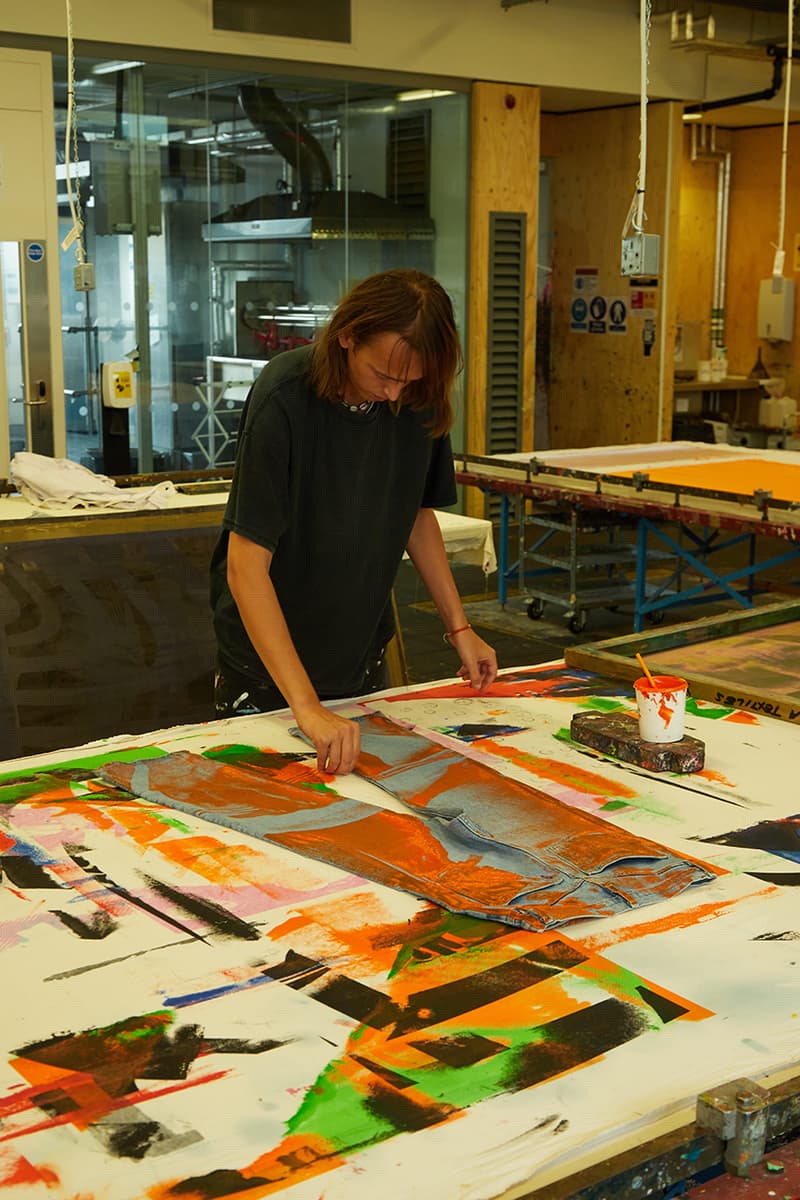 levis central saint martins denim jeans jacket Charlie Constantinou juntae kim Pip Paz-Howlett details