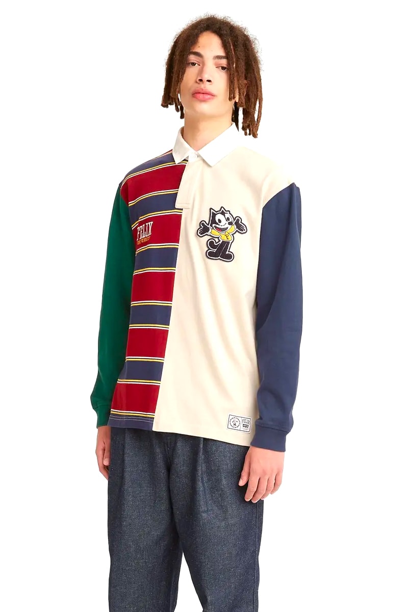 Levi's felix the cat 1919 short film feline follies pop icon nine lives mascot WWII strike fighter squadron sodas comic collegiate staples vintage inspired varsity cartoon release info