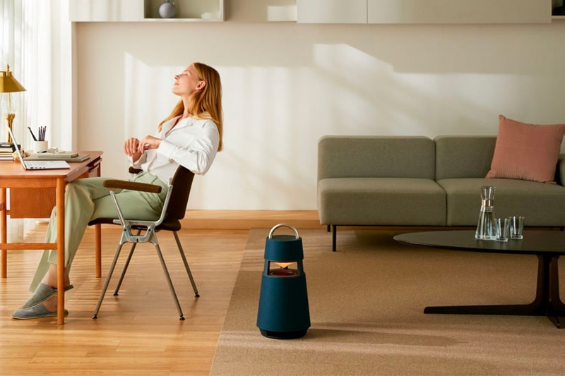 LG's XBoom 360 Lantern bluetooth Speaker Mood Lighting party strobe hi fi party link strobe available best release info