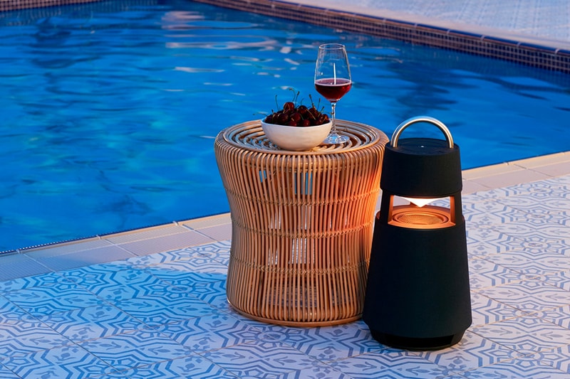 LG's XBoom 360 Lantern bluetooth Speaker Mood Lighting party strobe hi fi party link strobe available best release info