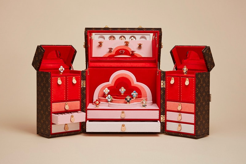 Louis Vuitton Releases Vivienne Travellers Collection Pendants Plum Panda Samurai Hanbok Surfer Casino Royal Malle Monogram Malle Celebration release info available Sun 