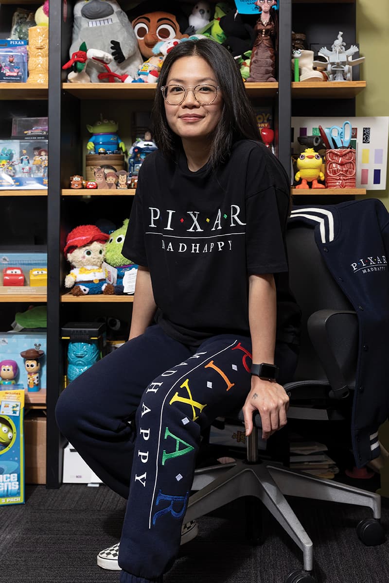 LVMH's Madhappy is Releasing Collaborative Collections with Pixar and Toy Story blue letterman jacket hoodie dad cap trucker hat t shirt sweatpant lookbook release info