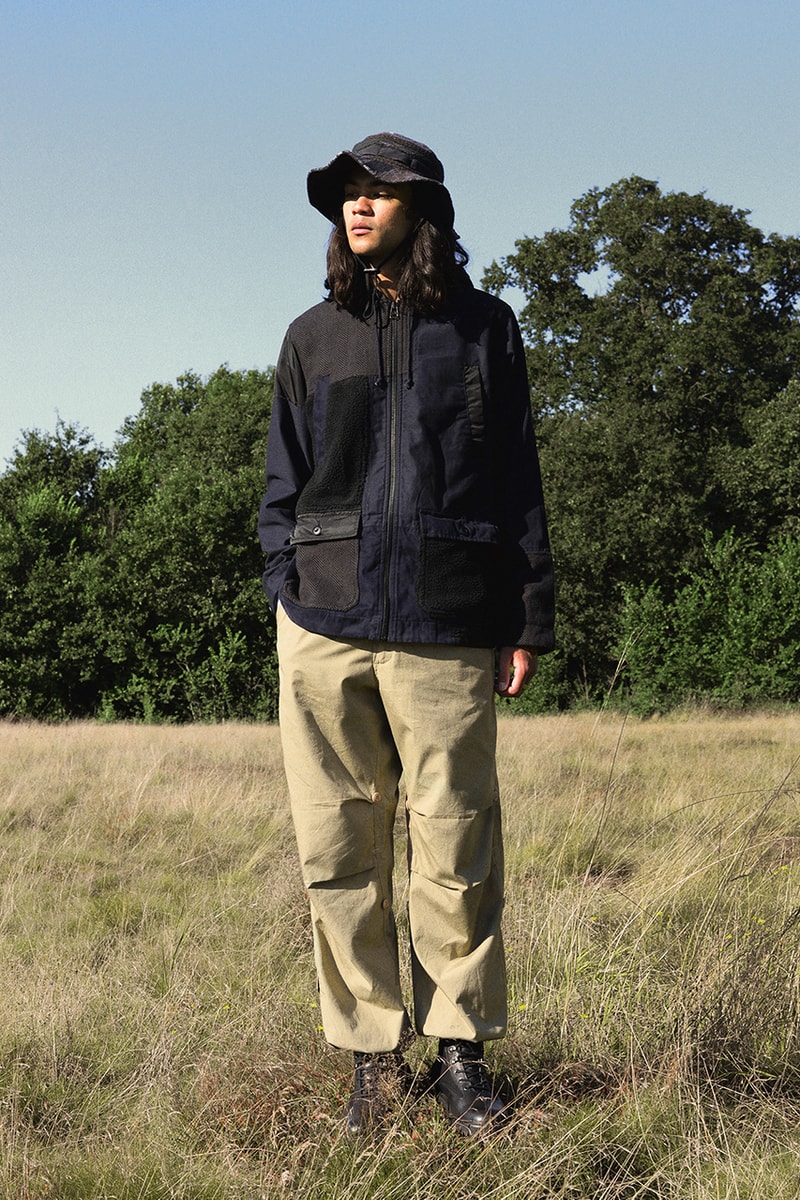 maharishi fall winter 2021 military jacket fabric details second drop release lookbook