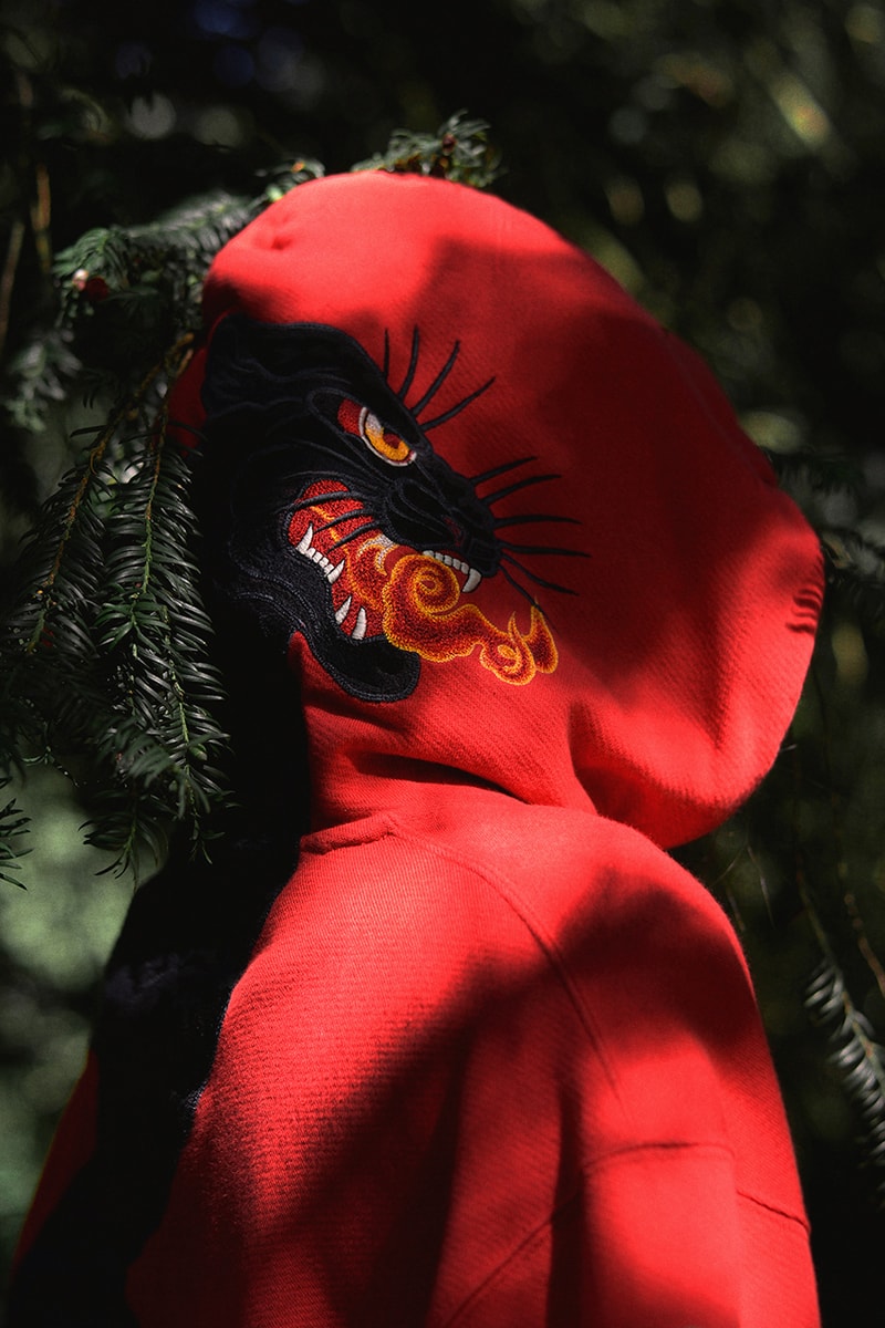 maharishi fall winter 2021 military jacket fabric details second drop release lookbook