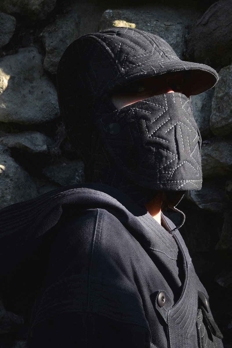 maharishi fall winter 2021 military jacket fabric details second drop release lookbook