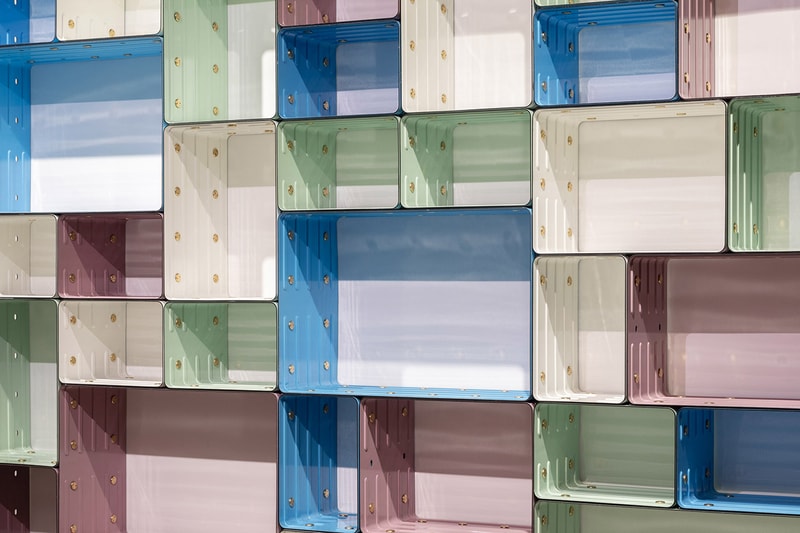 Marc Newson Galerie Kreo bookshelf shelving interior design furniture product books