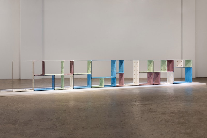 Marc Newson Galerie Kreo bookshelf shelving interior design furniture product books
