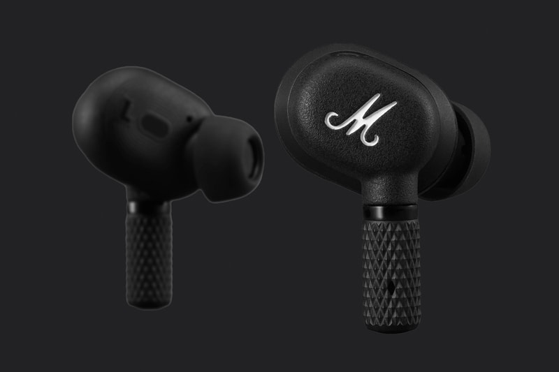 Marshall Releases Its First ANC Wireless Earbuds active noise cancelling equalizer EQ mode touch response sensistive all black leather scratch proof water resistant release info