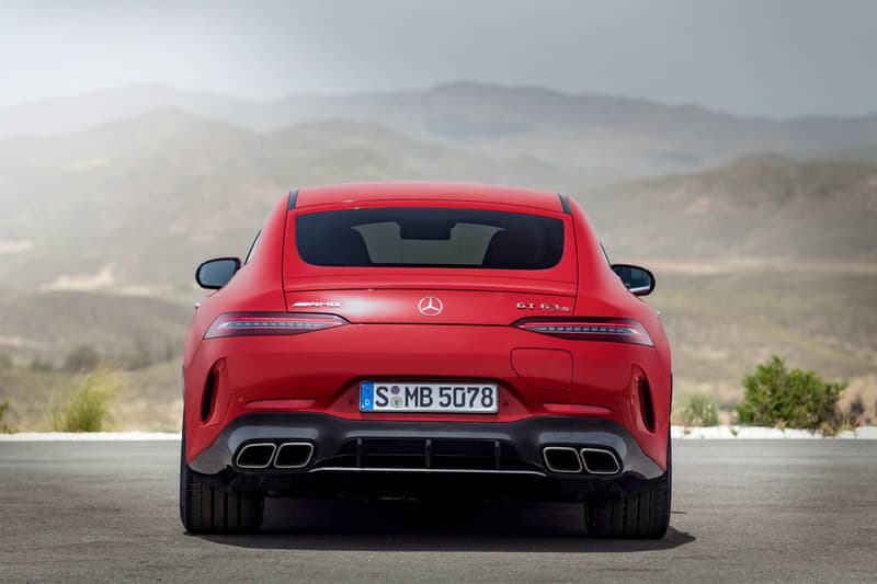 mercedes amg gt 4 four door coupe plug in hybrid version powertrain 831 horsepower electric 