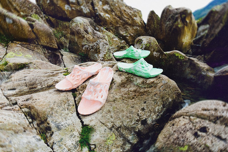 merrell 1trl hydro moc slide too goo to get wet colorways lilac anise mint peach hiking water release details