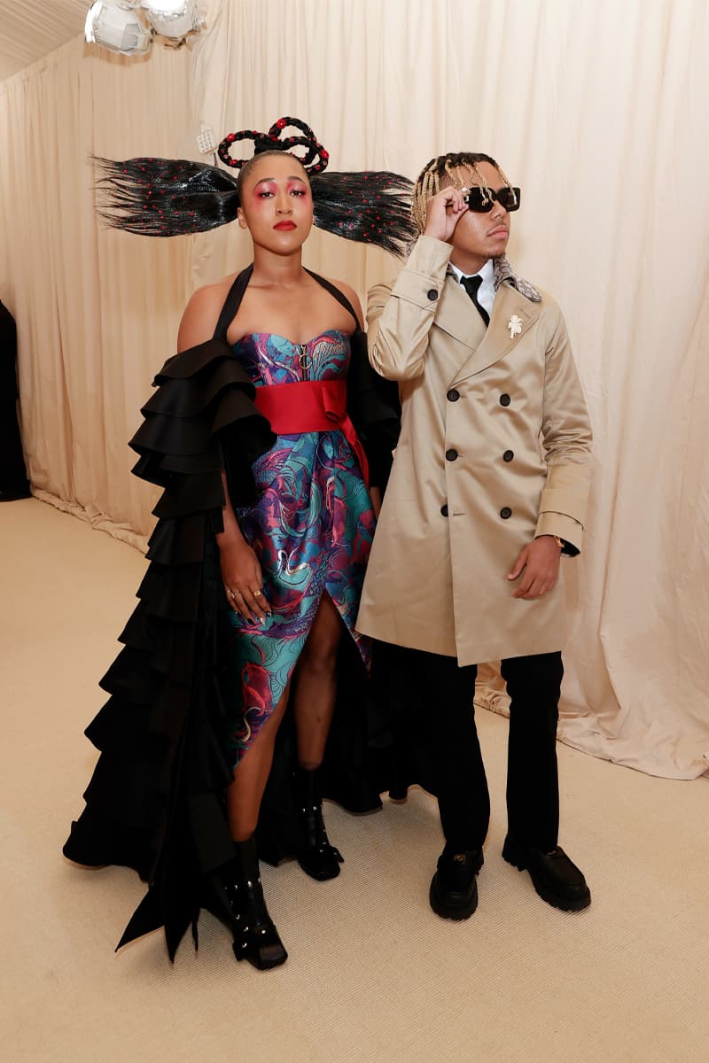 Here Are the Most Talked About Fits at Met Gala 2021 asap rocky rihanna frank ocean robot timothee chalamet kid cudi virgil abloh lil nas x jennifer lopez balenciaga kim kardashian justin bieber hailey bieber hunter shafer evan mock tom browne kendall jenner anna wintour billie eilish naomi osaka gigi hadid gemma chan simu liu iman thom browne