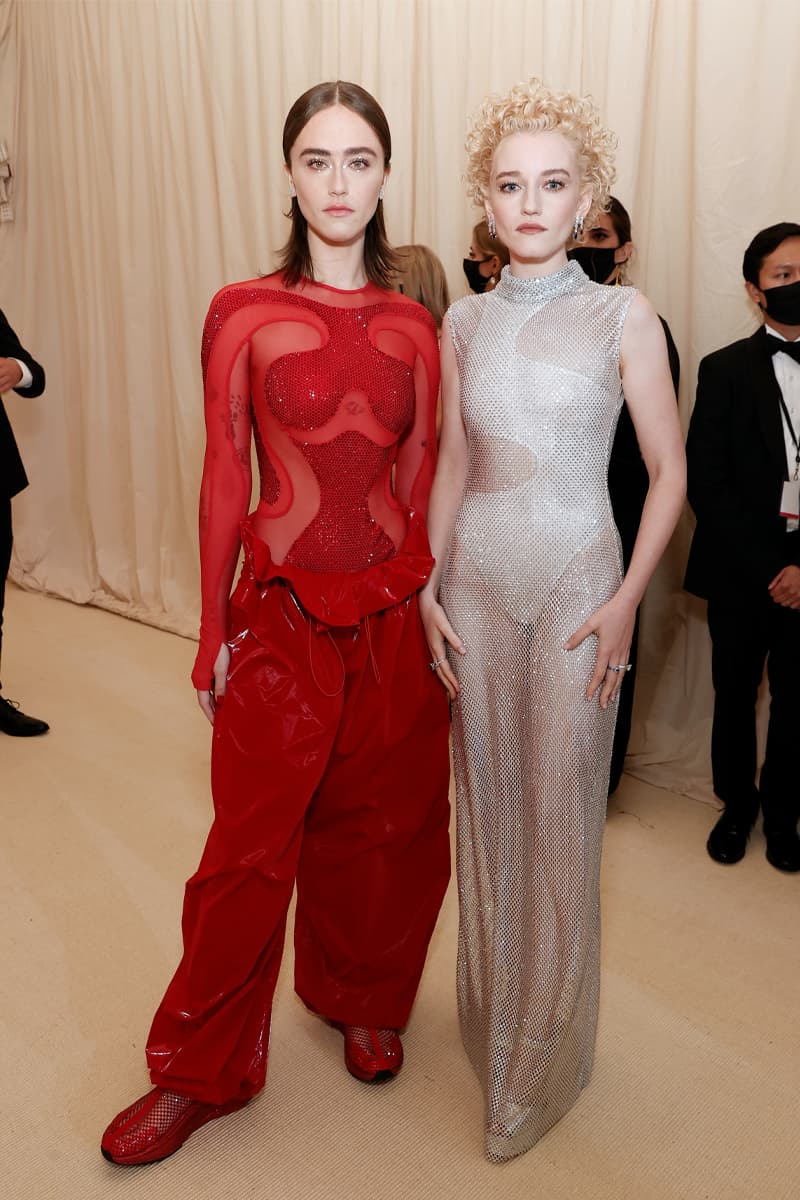 Here Are the Most Talked About Fits at Met Gala 2021 asap rocky rihanna frank ocean robot timothee chalamet kid cudi virgil abloh lil nas x jennifer lopez balenciaga kim kardashian justin bieber hailey bieber hunter shafer evan mock tom browne kendall jenner anna wintour billie eilish naomi osaka gigi hadid gemma chan simu liu iman thom browne