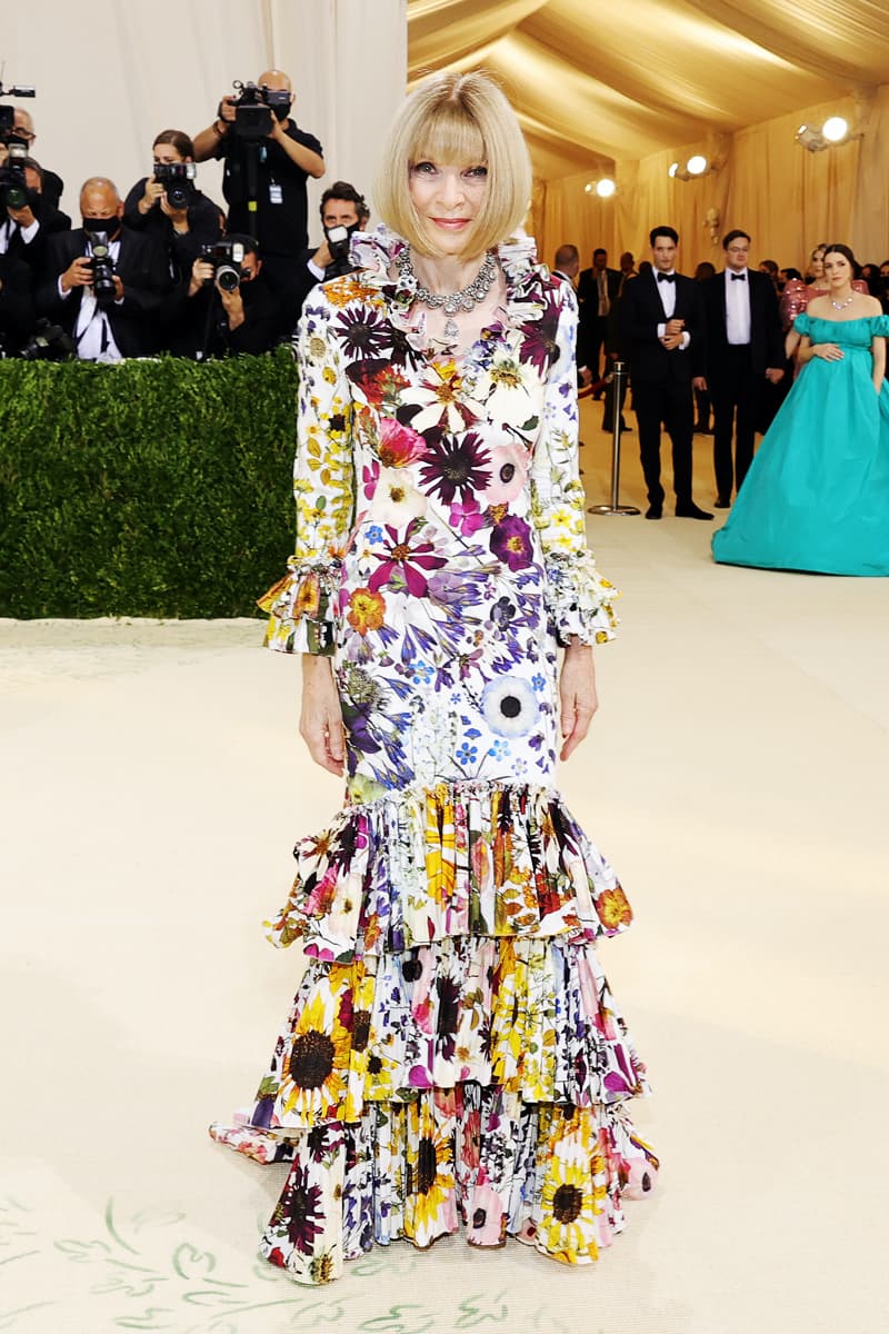 Here Are the Most Talked About Fits at Met Gala 2021 asap rocky rihanna frank ocean robot timothee chalamet kid cudi virgil abloh lil nas x jennifer lopez balenciaga kim kardashian justin bieber hailey bieber hunter shafer evan mock tom browne kendall jenner anna wintour billie eilish naomi osaka gigi hadid gemma chan simu liu iman thom browne