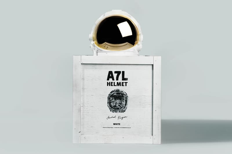 Michael Kagan Presents a Space-Faring "A7L HELMET" Collection Featuring 25 limited-edition bronze sculptures oil paintings 1/25 wooden box signature