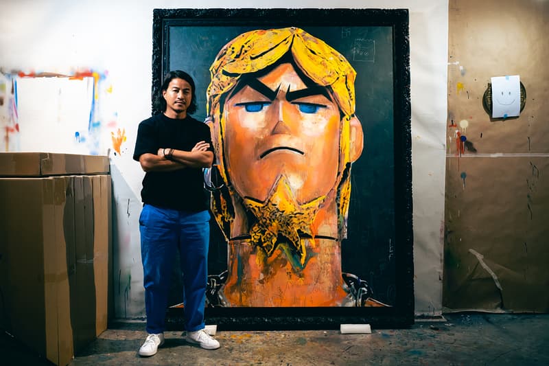 Michael Lau Studio Visits Interview Godfather of Designer Toys MAXX HEADROOM Exhibition Woaw Gallery