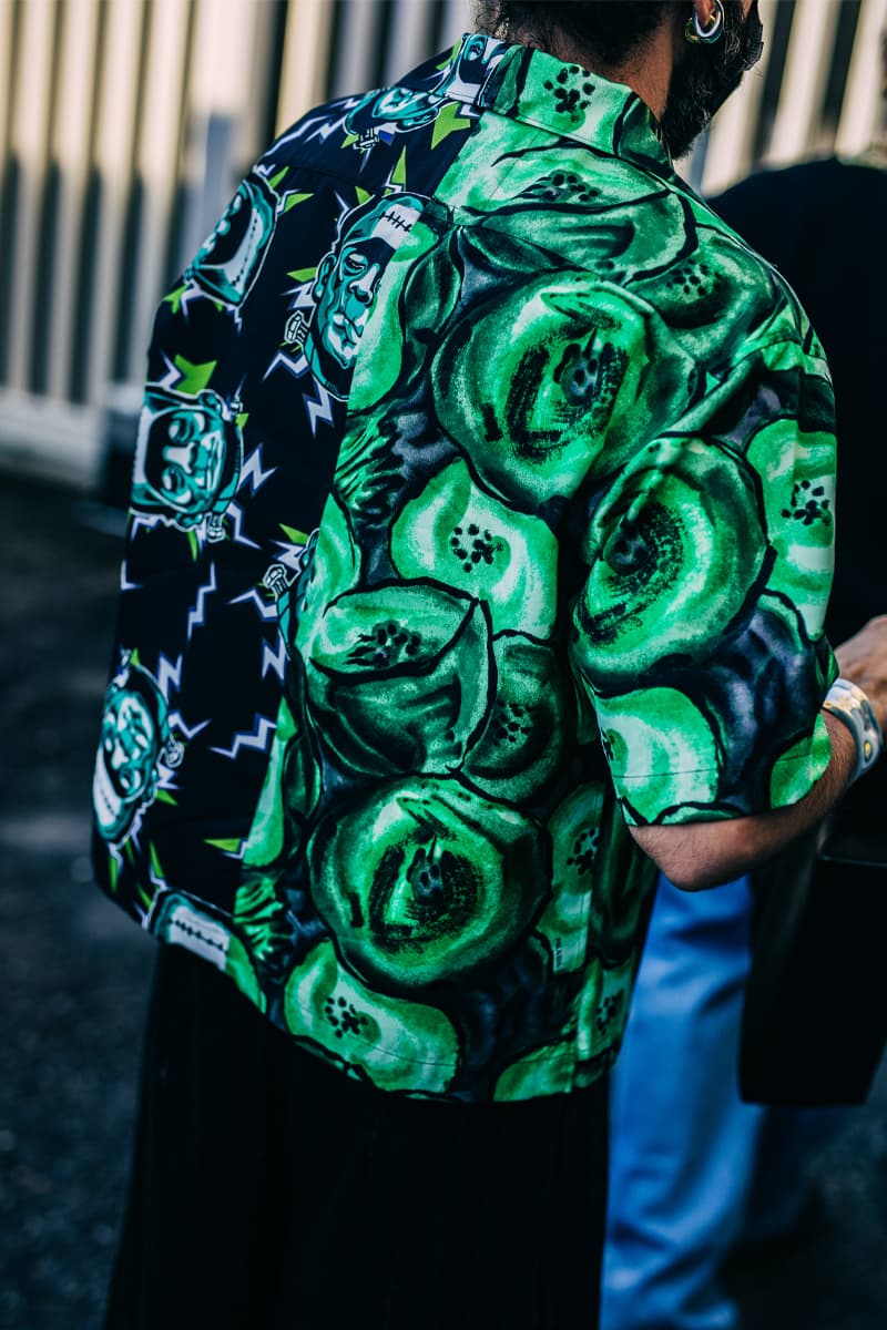 Milan Fashion Week Women's SS22 Street Style spring summer 2022 streetstyle mfw milano camerao moda italy streetwear versace fendi gucci fendace kim jones donatella versace silvia venturini fendi