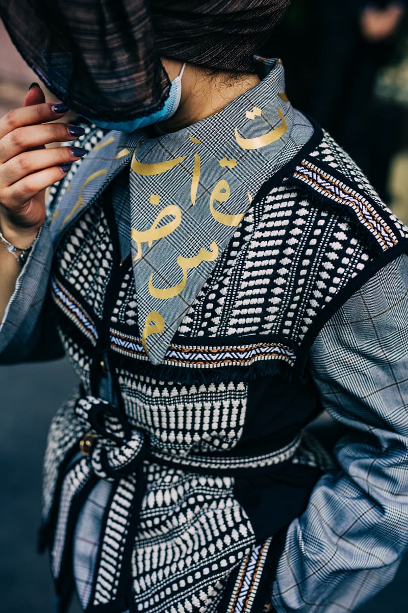 Milan Fashion Week Women's SS22 Street Style spring summer 2022 streetstyle mfw milano camerao moda italy streetwear versace fendi gucci fendace kim jones donatella versace silvia venturini fendi