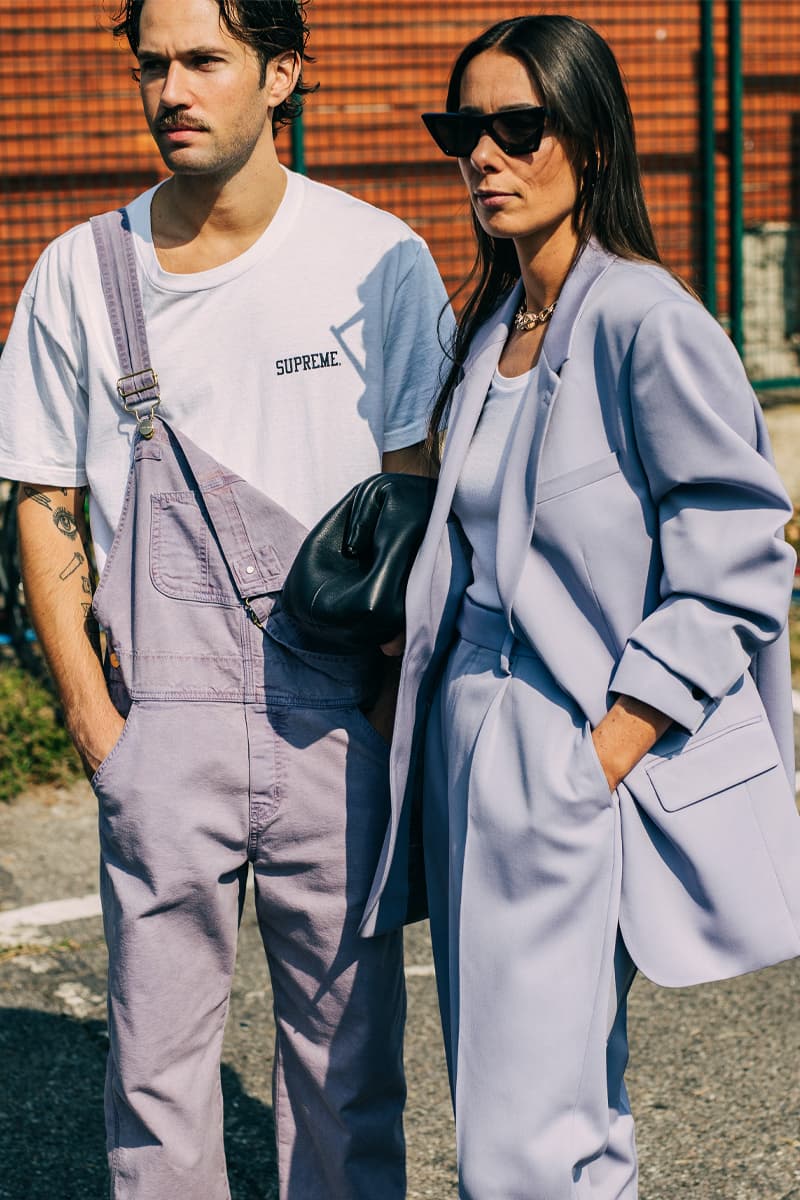 Milan Fashion Week Women's SS22 Street Style spring summer 2022 streetstyle mfw milano camerao moda italy streetwear versace fendi gucci fendace kim jones donatella versace silvia venturini fendi