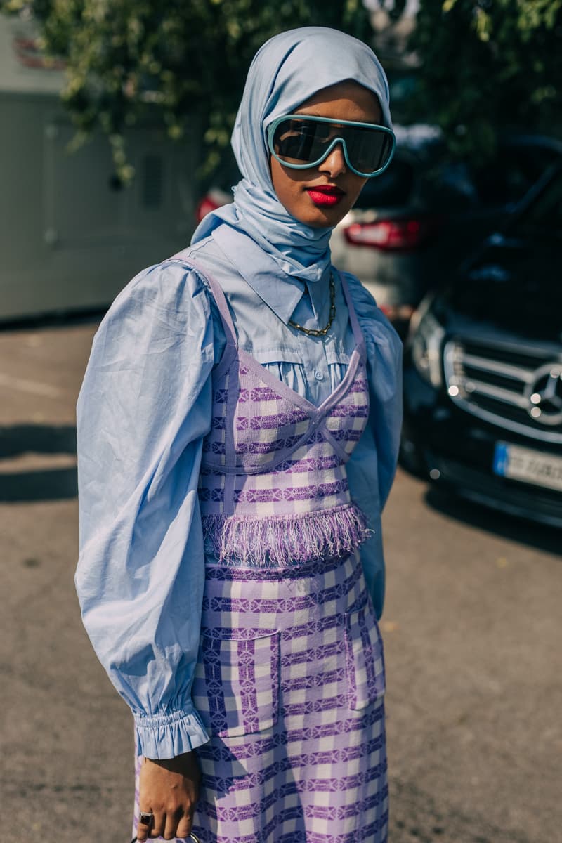 Milan Fashion Week Women's SS22 Street Style spring summer 2022 streetstyle mfw milano camerao moda italy streetwear versace fendi gucci fendace kim jones donatella versace silvia venturini fendi